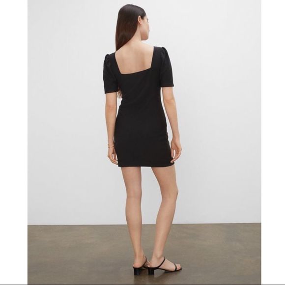 Club Monaco Puff Sleeve Mini Dress - Picture 2 of 6